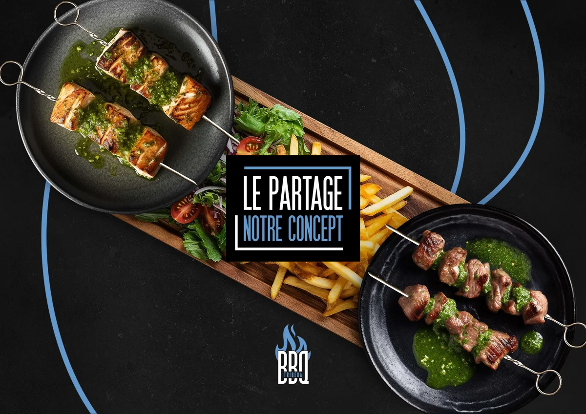 هوية بصرية لمطعم BBQ TRIBECA