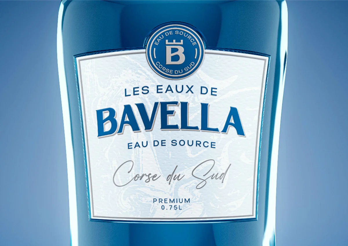 تصميم منتج مياه المنبع Bavella