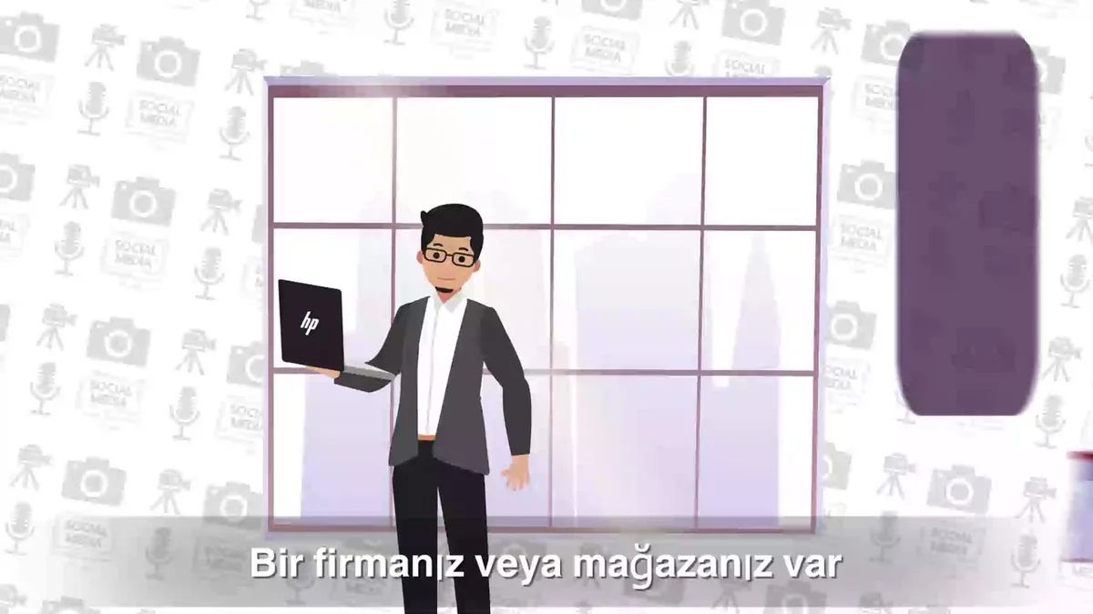 موشن جرافيك تعريفي بشركة A & M الإعلانية - في تركيا