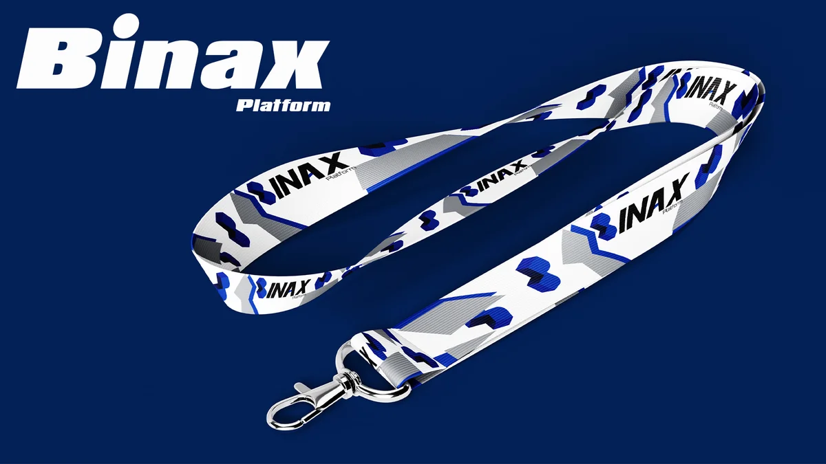 هوية بصرية باسم منصة Binax 